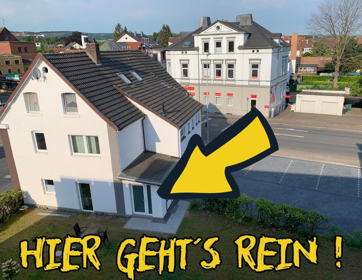 W1 - Kontaktloser 24H Check In, W-Lan, Netflix, Parkplatz, Kueche, Boxspring-Bett Bückeburg Екстериор снимка