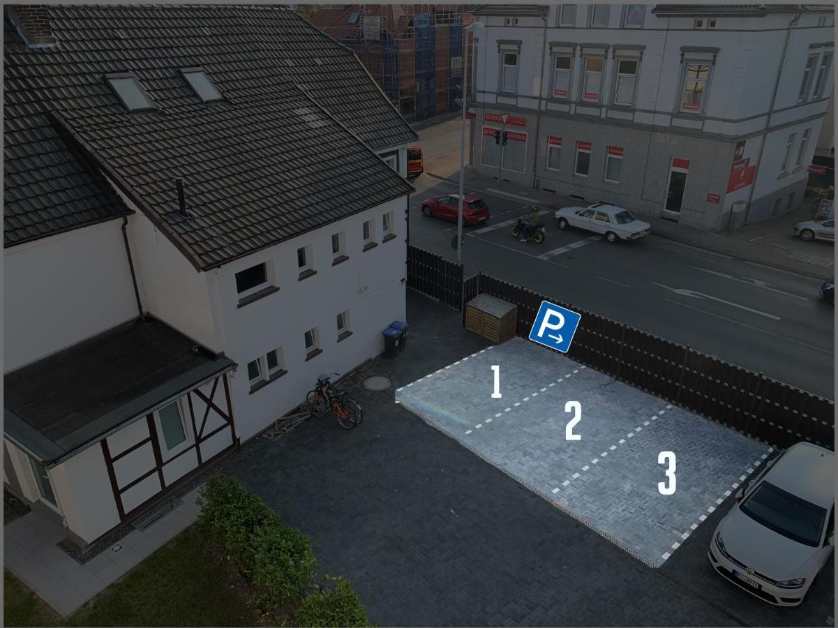 W1 - Kontaktloser 24H Check In, W-Lan, Netflix, Parkplatz, Kueche, Boxspring-Bett Bückeburg Екстериор снимка